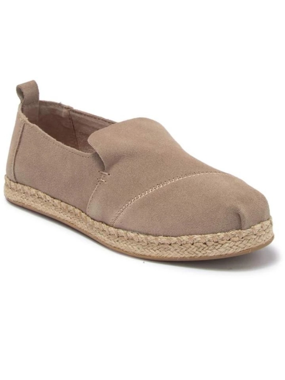 Toms Taupe Espadrille Slip-On Shoes BRAND NEW NO BOX